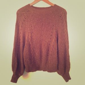 American Eagle Slight Dolman Crew Neck Sweater